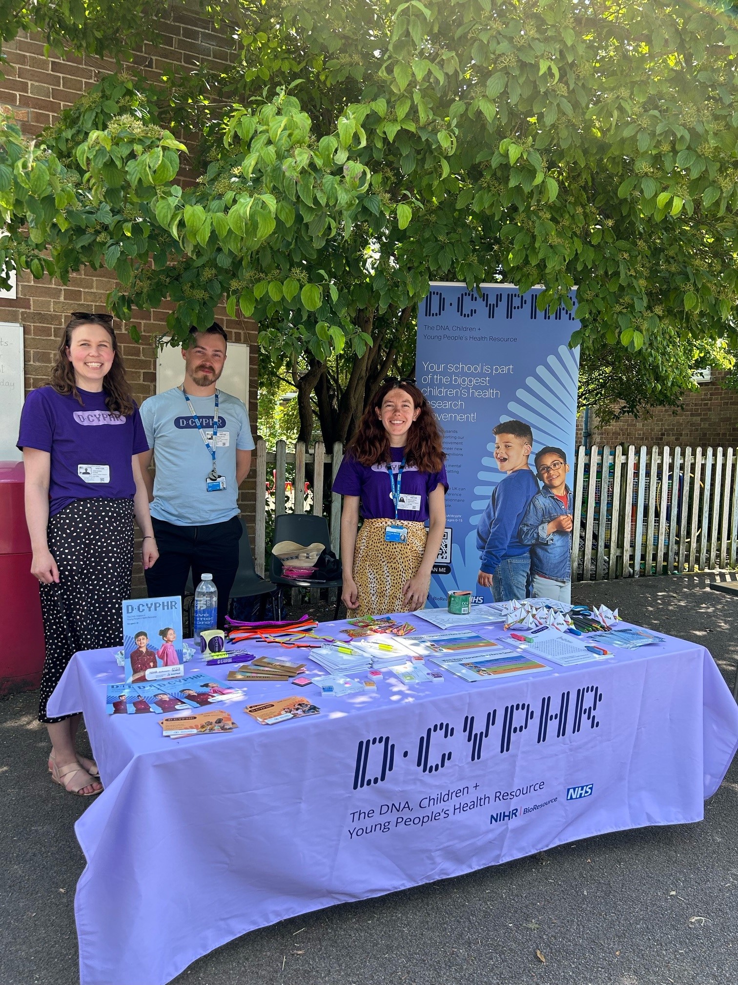 D-CYPHR team at Galfrid school fair D-CYPHR team at Galfrid school fair