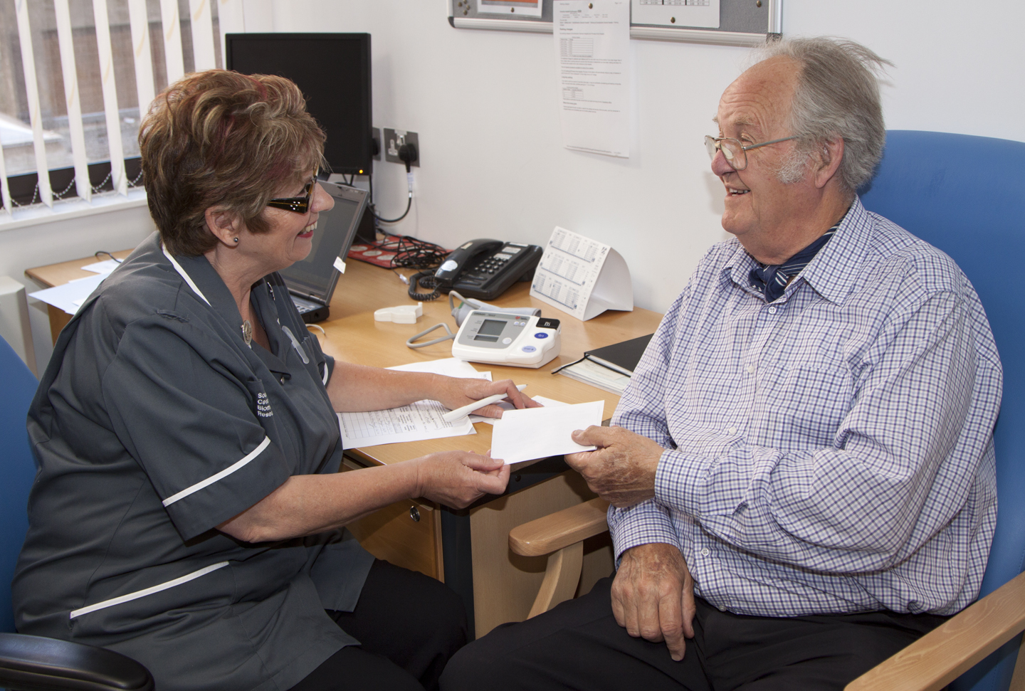 Southampton nurse and patient