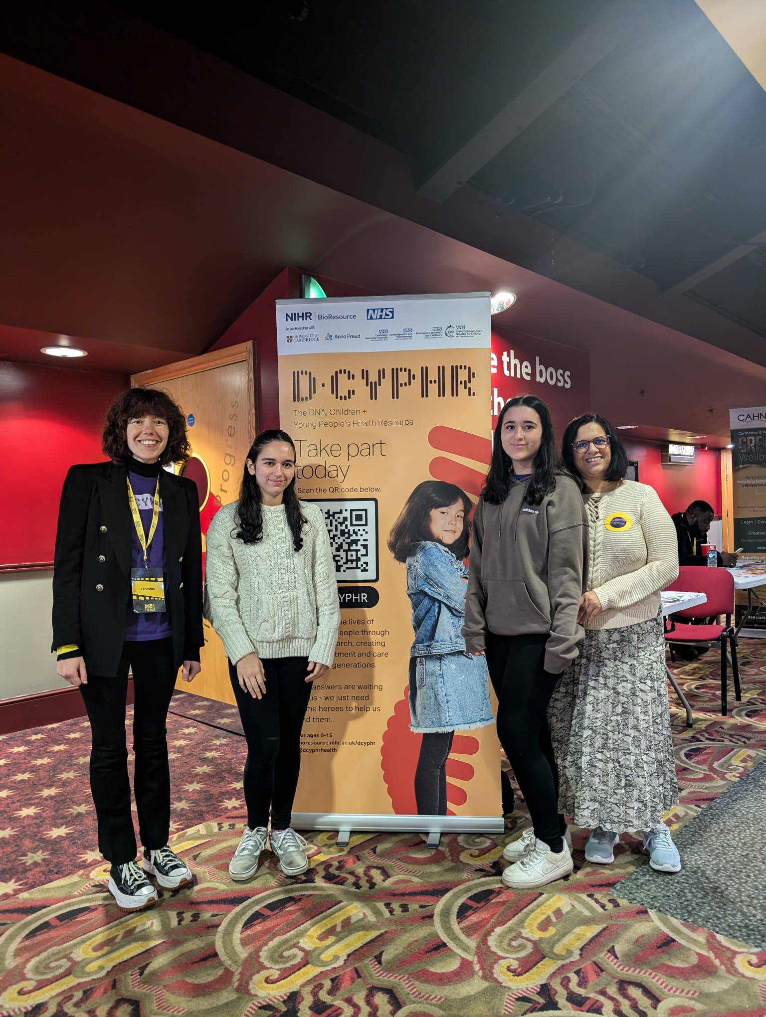Young ambassadors at the MHeFF Young ambassadors at the MHeFF