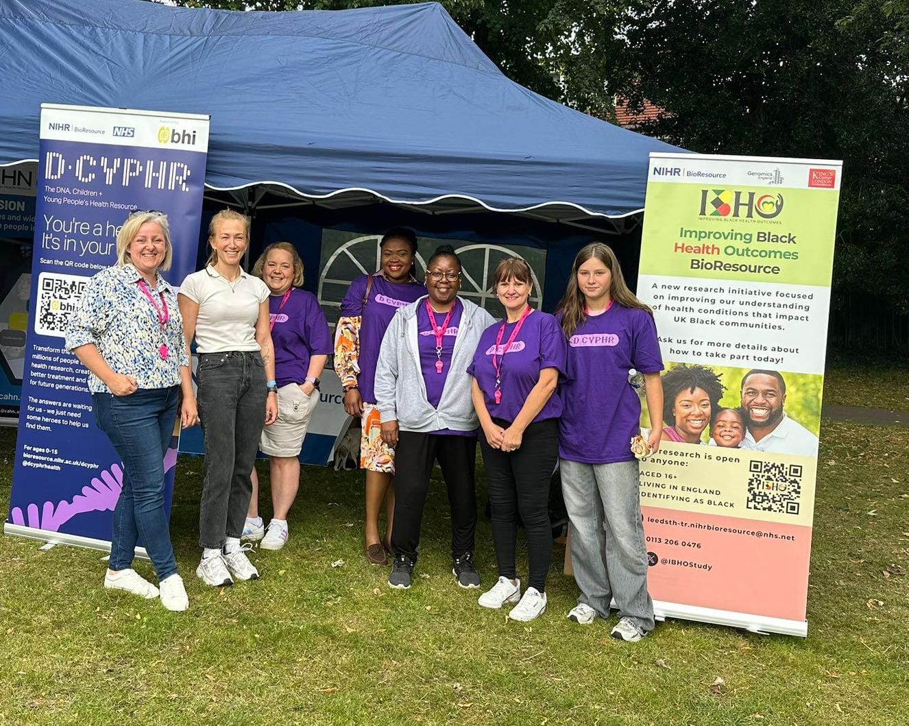 D-CYPHR and BioResource team at the Leeds Black Music Festival