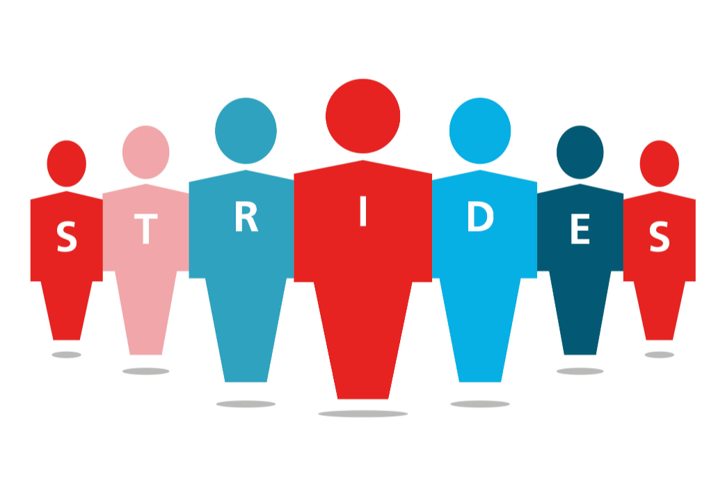Logo for Strides Study - Strategies to improve donor experiences