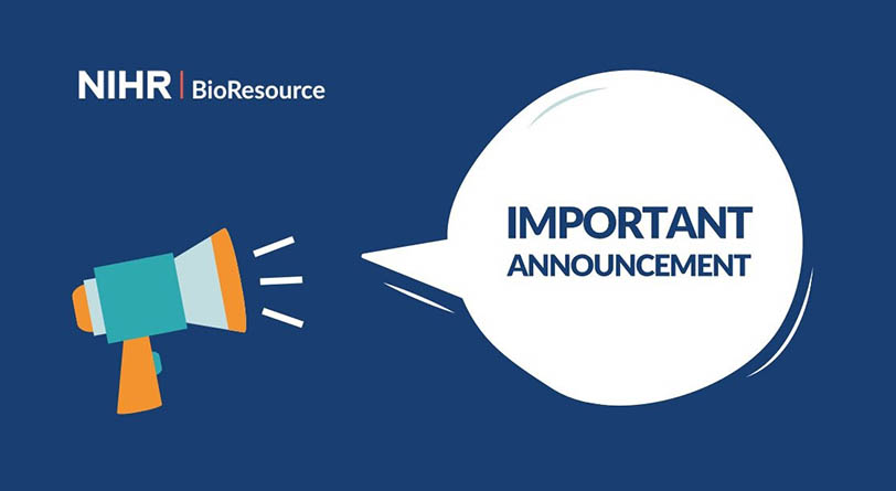 Graphic to represent 'important announcement'