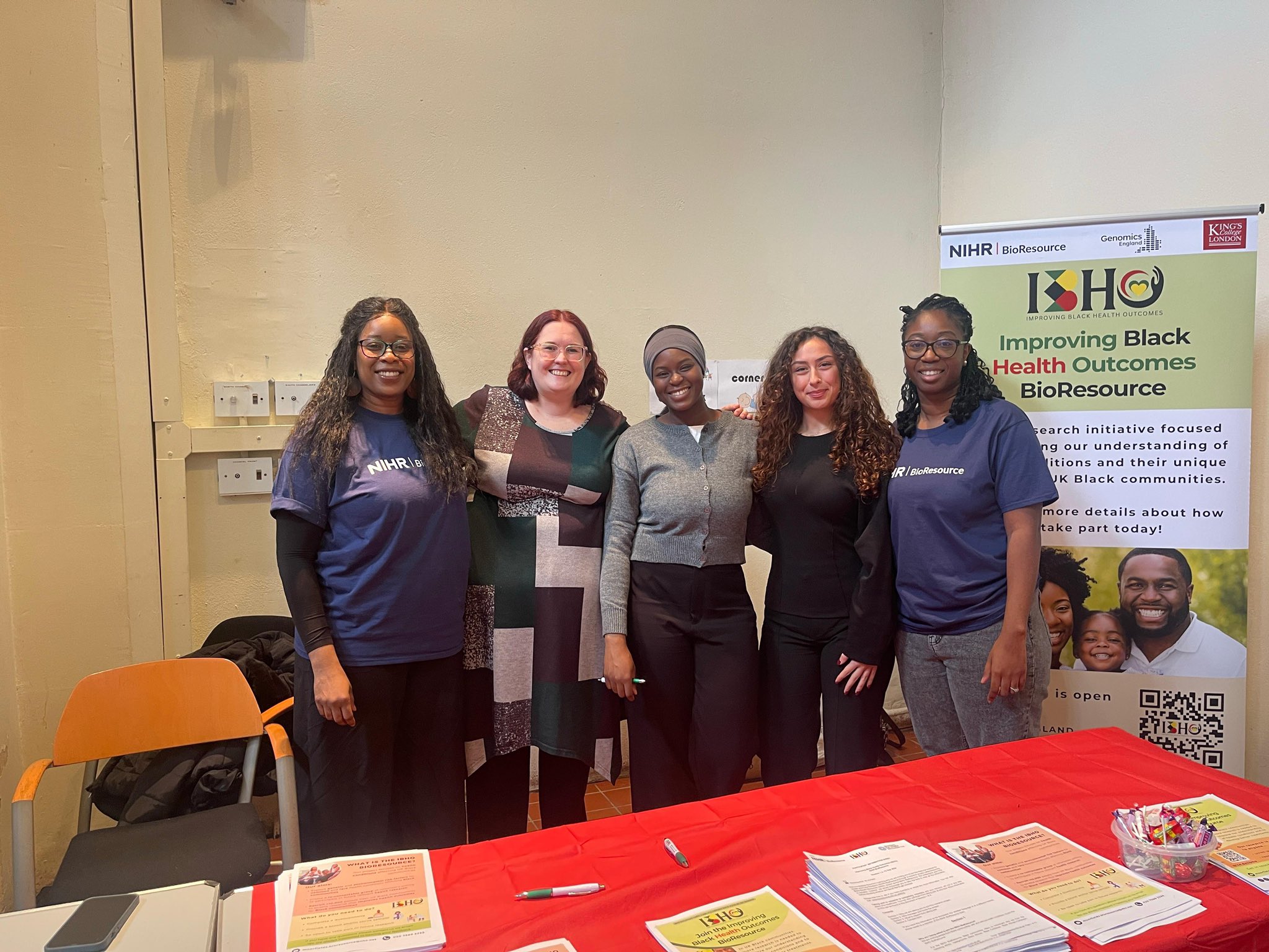 Moorfields team at IBHO community event with exhibition stand Moorfields team at IBHO community event with exhibition stand