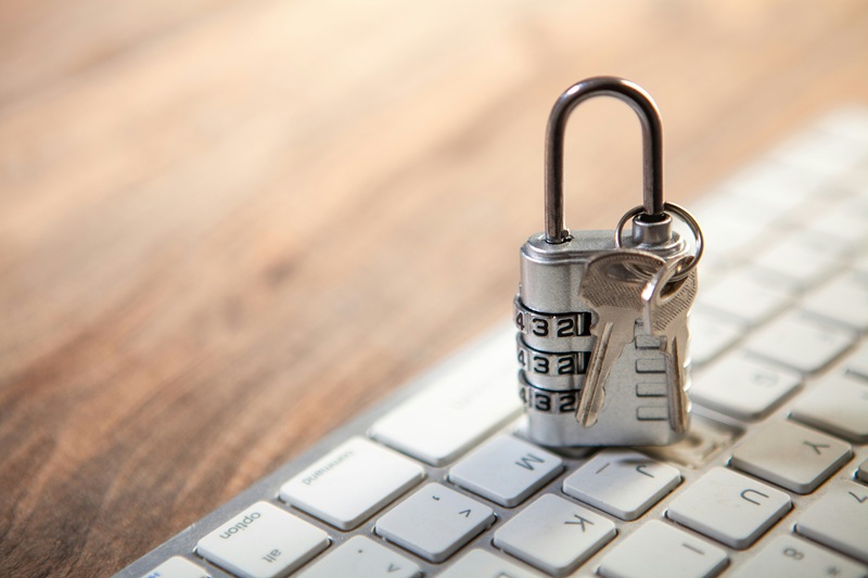 Padlock with keyboard