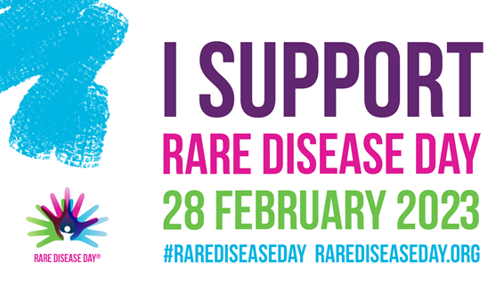 I support rare disease day. 28 February 2023