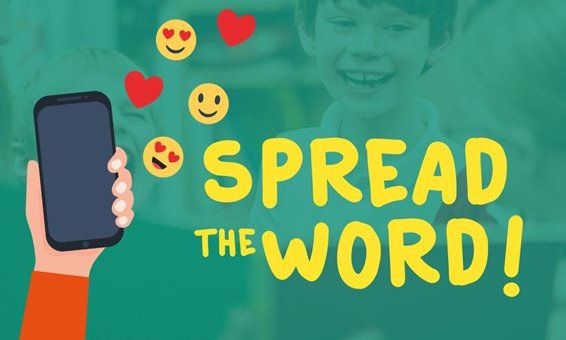 Spread the Word! Children's Mental Health Week 2023. 6th to 12th February 2023. 