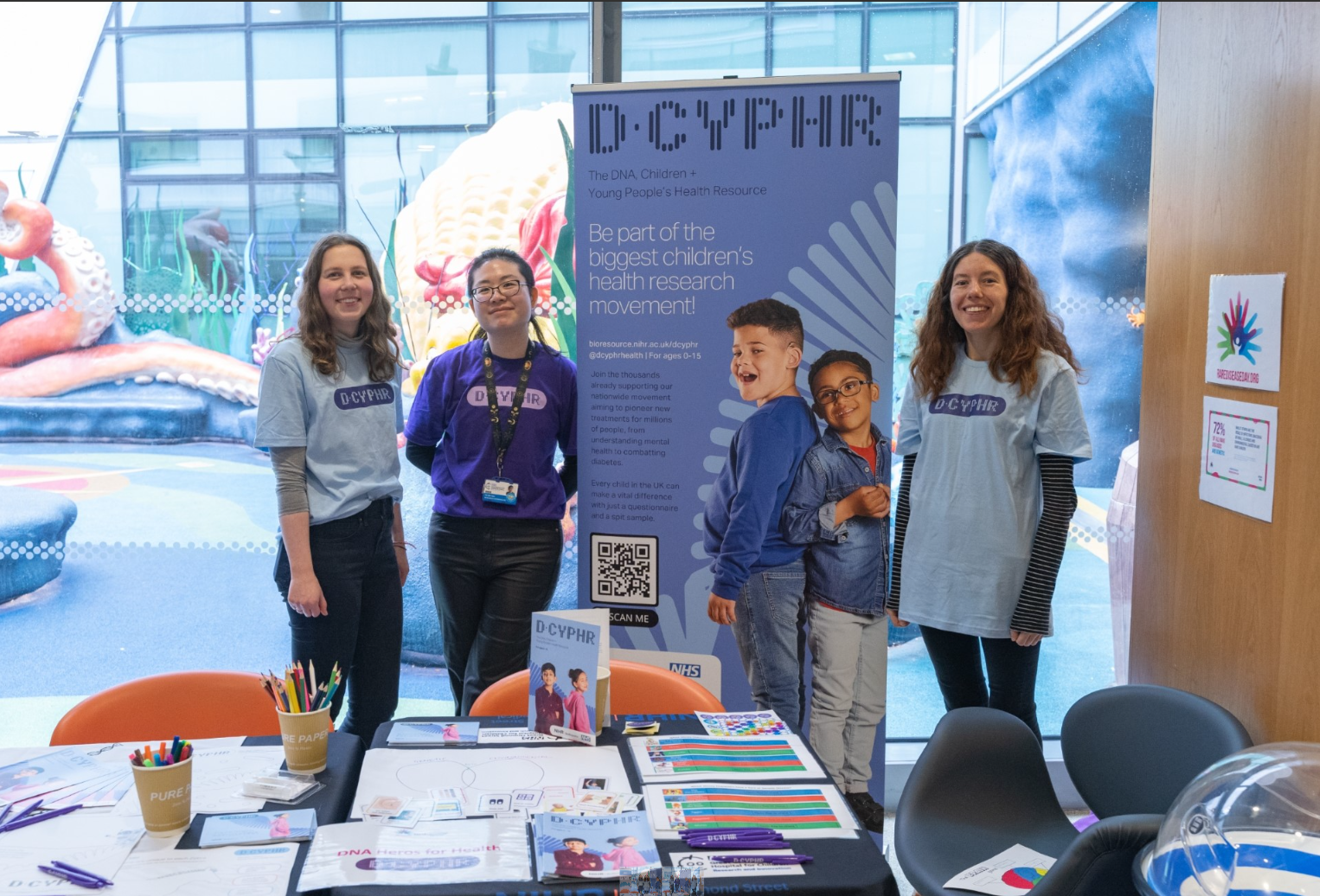 The D-CYPHR team at GOSH for Rare Disease Day 2024