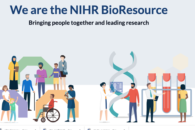 We are the NIHR BioResource - Bringing people together and leading research